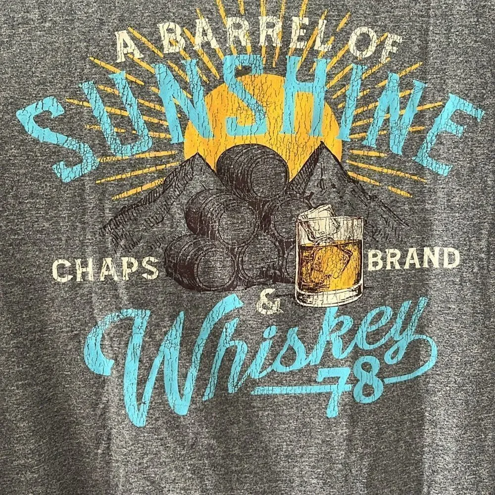NWT 2 Chaps Men's Performance Graphic Tees with free Coozy!